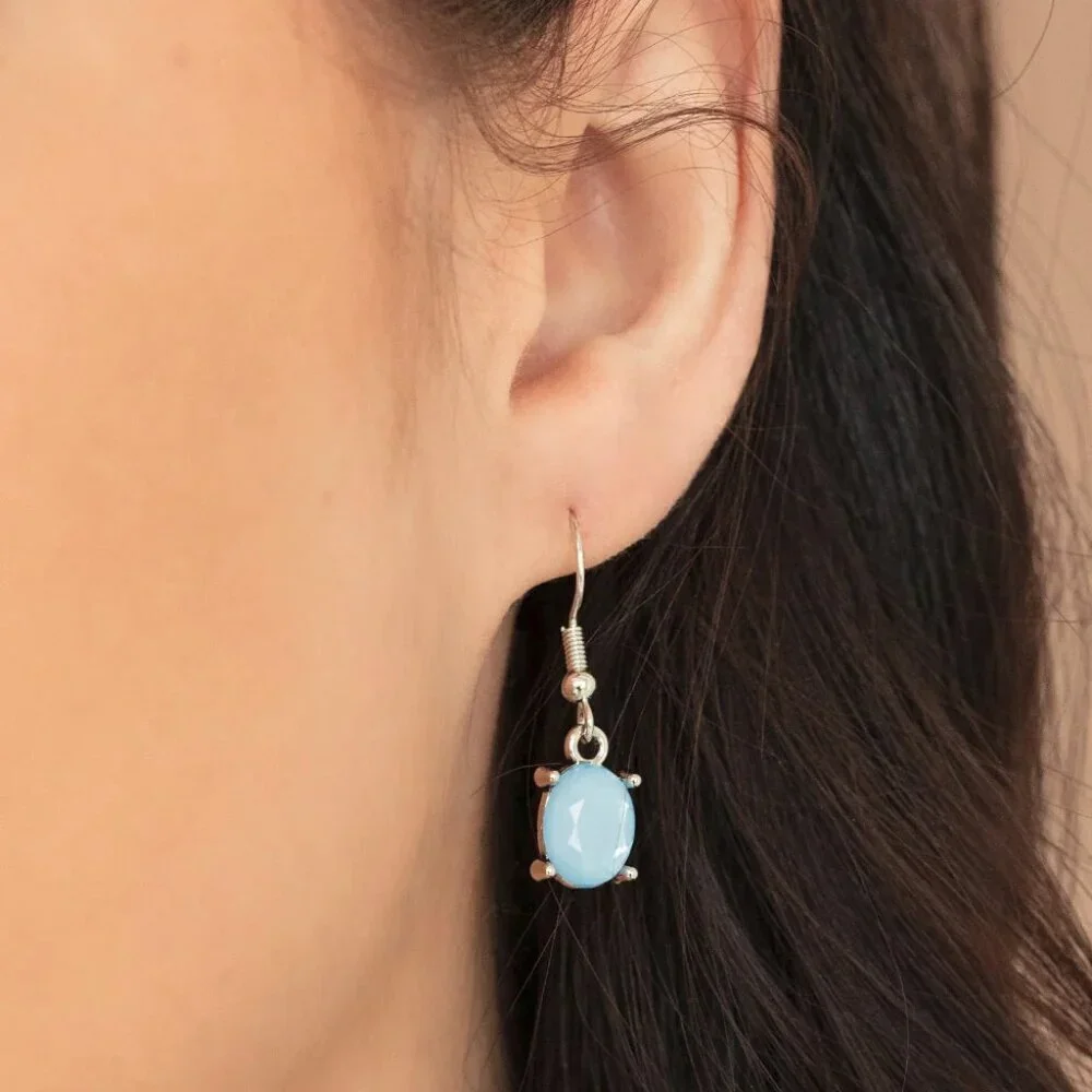 Paparazzi Jewelry Accessories - Ethereal Romance - Blue Necklace - Vintage